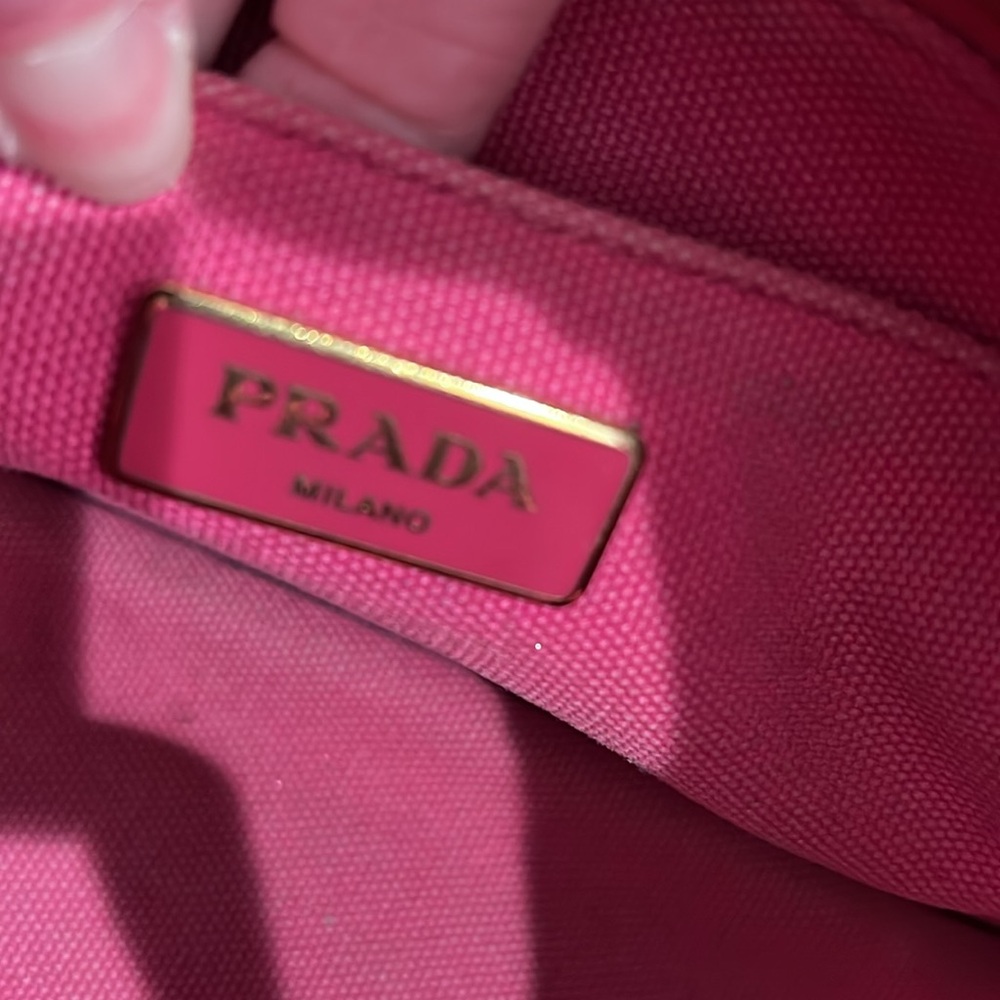 Prada Pink Canapa & COA with Corner Wear - Picture 6 of 16